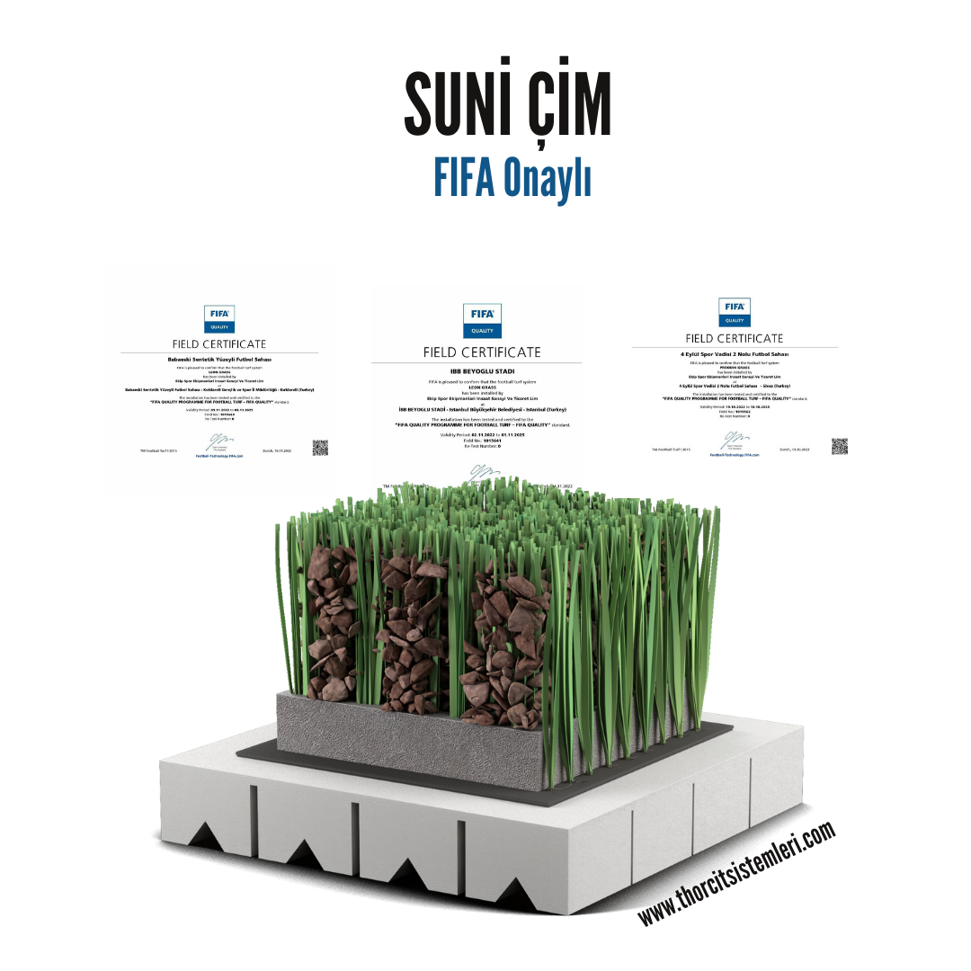 Fifa onaylı folbol sahası suni çim