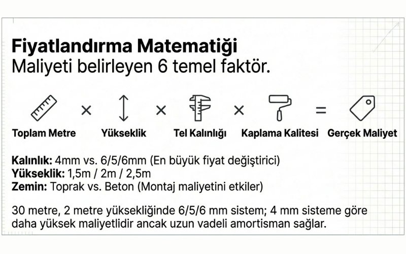 2026 Panel Çit Fiyatları – Maliyeti Belirleyen 6 Faktör