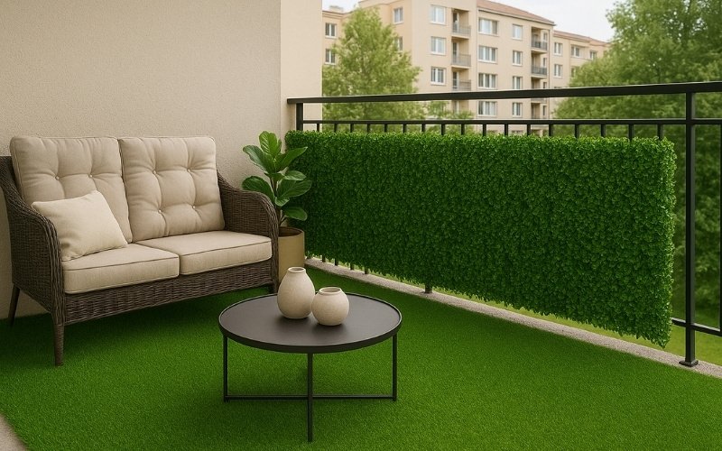 Balkonlarda Yapay Çim Halı Kullanımının Estetik Avantajları